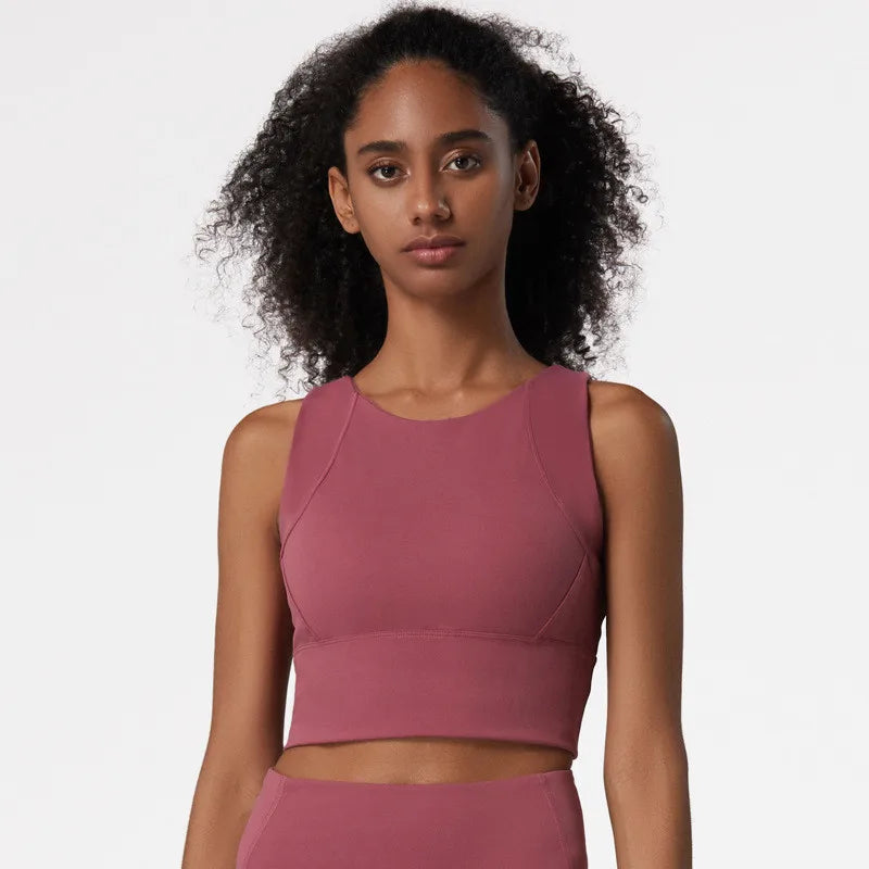 Seamless Sports Crop - GlowGrove