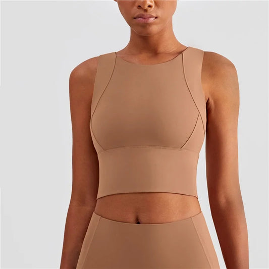 Seamless Sports Crop - GlowGrove